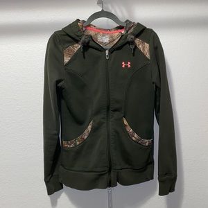 Under Armor women’s zip up sweatshirt